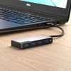 ALOGIC USB-A Fusion SWIFT 4 prievadų šakotuvas – pilkšvas