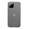 Dėklas Baseus iPhone 11 Pro Max case Jelly Liquid Silica Gel Protective Transparent Juodas