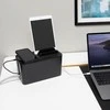 Organizatorius BlueLounge Bluelounge CableBox Mini Station juoda