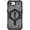Urban Armor Gear UAG Pathfinder Skaidrus MagSafe iPhone 16e dėklas – pilka/juoda