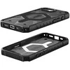 Urban Armor Gear UAG Pathfinder Skaidrus MagSafe iPhone 16e dėklas – pilka/juoda