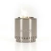 herQs Smokeless FirePit - Cozy - Sidabrinis