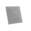 Iotty Smart Switch Faceplate 2-gang - rusvai gelsvas