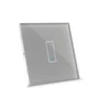 Iotty Smart Switch Faceplate 1-gang - Juodas