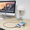 Just Mobile AluCable Duo 1.5 meter - Sidabrinis
