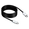 „Just Mobile AluCable“ USB-C į USB-C laidas, 2 m – Sidabrinis