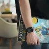 „Just Mobile“ anglies pluošto laikrodžio dirželis, skirtas „Apple Watch 42/44/45/49 mm“ – elegantiškas ir patvarus su moderniu magnetiniu užsegimu