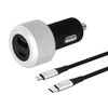 Just Mobile Highway Turbo w. USB-C prie Lightning kabelis