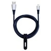 Just Mobile ZinCable Lightning cable 1.5m - Juodas/Sidabrinis