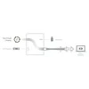Kanex USB-C VGA adapteris su įkrovimu