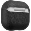 „KeyBudz Artisan“ serijos odinis dėklas, skirtas „AirPods“ (4-osios kartos), juodas