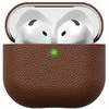 Class and Culture LLC KeyBudz Artisan Series Leather dėklas - skórzane etui ochronne do AirPods 4 gen.(natural ruda)