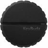 Keybudz Slaptas laikiklis – 1 vnt. pakuotė, skirtas „AirTag“ – juodas