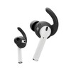 Class and Culture LLC KeyBudz EarBuddyz Ultra – silikoninės ausinės, skirtos AirPods 1/2 (juodas)