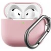 Class and Culture LLC KeyBudz Elevate Keychain - silikonowe etui ochronne do AirPods 4 gen. (blush pink)