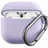 CULTURE KeyBudz Elevate raktų pakabukas – silikoninis apsauginis dėklas, skirtas 4 kartos „AirPods“ (levandų spalvos)