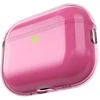 KeyBudz Jelly Series permatomas dėklas skirtas AirPods Pro 3rd Gen - Neon pink
