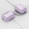 KeyBudz Jelly Series permatomas dėklas skirtas AirPods Pro 3rd Gen - Neon pink, transparent finish