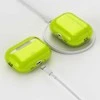 KeyBudz Jelly Series permatomas Shell skirta AirPods Pro 3rd Gen - Neon yellow