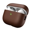 KeyBudz Artisan Series Leather dėklas skirtas AirPods Pro - Natural ruda
