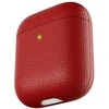 KeyBudz PodSkinz Artisan Series Leather dėklas skirtas AirPods 3 - Raudona