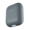 „KeyBudz PodSkinz Artisan“ serijos odinis dėklas, skirtas „AirPods 3“ – pilkos spalvos