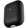 KeyBudz PodSkinz Artisan Series Leather dėklas skirtas AirPods 3 - Juodas