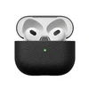 KeyBudz – PodSkinz Artisan Series odinis dėklas – rankų darbo odinis dėklas, skirtas jūsų Airpods 3 (spalva: Natural Ruda)