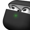 KeyBudz – „PodSkinz HyBridShell“ serijos raktų pakabuko dėklas – aukščiausios kokybės kieto apvalkalo trijų sluoksnių dėklas, skirtas jūsų Airpods 3 (spalva: Juodas)
