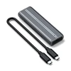 Satechi SATECHI USB-C NVME ir SATA SSD korpuso erdvė pilka