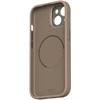 Dėklas Moshi Napa, skirta iPhone 15 – Woodsmoke ruda