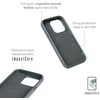 Dėklas Troubadour Goods Limited Mujjo Shield Case – iPhone 15 Pro dėklai, suderinami su MagSafe (plieno mėlyna)