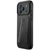 Mujjo Wallet Odinis dėklas - etui skórzane do iPhone 17 Pro Max kompatybilne su MagSafe (juodas)