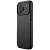 Mujjo Wallet Odinis dėklas - etui skórzane do iPhone 17 Pro Max kompatybilne su MagSafe (juodas)