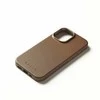 Mujjo odinis dėklas, skirtas iPhone 16 – rudas