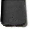 Mujjo Odinis dėklas - etui skórzane do iPhone 17 Pro kompatybilne su MagSafe (juodas)