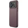 Mujjo Odinis dėklas - etui skórzane do iPhone 17 Pro Max kompatybilne su MagSafe (bronze red)