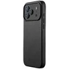 Mujjo Odinis dėklas - etui skórzane do iPhone 17 Pro Max kompatybilne su MagSafe (juodas)