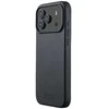 Mujjo Odinis dėklas - etui skórzane do iPhone 17 Pro Max kompatybilne su MagSafe (basalt)