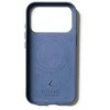 Mėlyna Mujjo Odinis dėklas - etui skórzane do iPhone 17 Pro kompatybilne su MagSafe (monaco mėlynas)