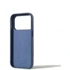 Mėlyna Mujjo Odinis dėklas - etui skórzane do iPhone 17 Pro kompatybilne su MagSafe (monaco mėlynas)