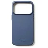 Mėlyna Mujjo Odinis dėklas - etui skórzane do iPhone 17 Pro kompatybilne su MagSafe (monaco mėlynas)