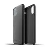 Mujjo Full Odinis dėklas for iPhone 11 Pro Max - Juodas
