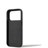 Mujjo Wallet Odinis dėklas - etui skórzane do iPhone 17 Pro kompatybilne su MagSafe (juodas)