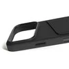 Carruzzo Mujjo Wallet Odinis dėklas - etui skórzane do iPhone 17 Pro kompatybilne su MagSafe (juodas)
