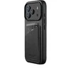 Mujjo Wallet Odinis dėklas - etui skórzane do iPhone 17 Pro kompatybilne su MagSafe (juodas)