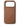 Mujjo Wallet Odinis dėklas - etui skórzane do iPhone 17 Pro Max kompatybilne su MagSafe (tan)