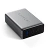 SATECHI 100W USB-C PD Compact Charger- EU ( x2 Type-C / x1 Type-A) (space pilka)