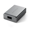 SATECHI 100W USB-C PD Compact Charger- EU ( x2 Type-C / x1 Type-A) (space pilka)