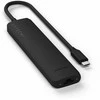 SATECHI 7-in-1 USB-C Slim Multiport Adapteris with Ethernet (Juodas)